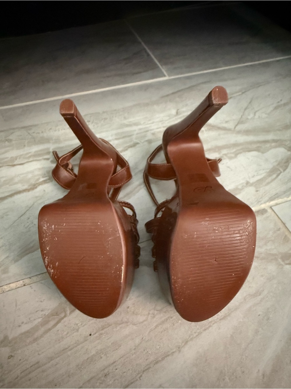 Chinese Laundry Brown Platform Heels - Picture 5 of 6